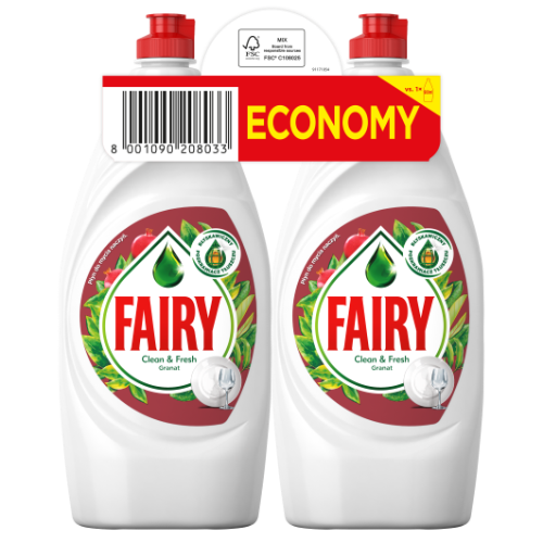 FAIRY trauku.mazg.līdz. Pomegranate 2x900ml