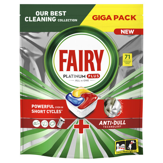 Trauku mazg.kapsulas FAIRY Platinum+ Lemon, 71gb