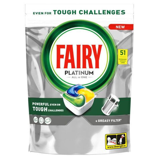 Trauku mazg.kapsulas FAIRY Platinum Lemon, 51gb