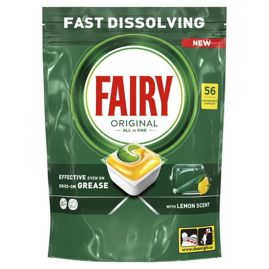 Trauku mazg.kapsulas FAIRY Ain1 Lemon, 56gb