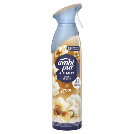 Izsmidzināms gaisa atsvaidzinātājs AMBI PUR Gold Orchid, 185ml