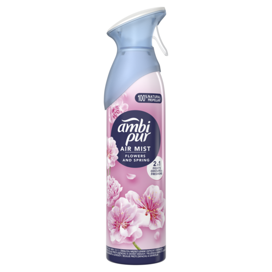 Izsmidzināms gaisa atsvaidzinātājs AMBI PUR Flowers & Spring., 185ml