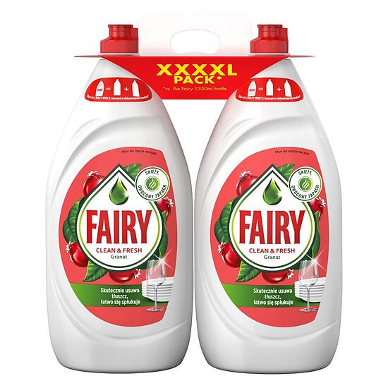 Trauku mazg.līdz. FAIRY Pomegranate, 2x1350ml