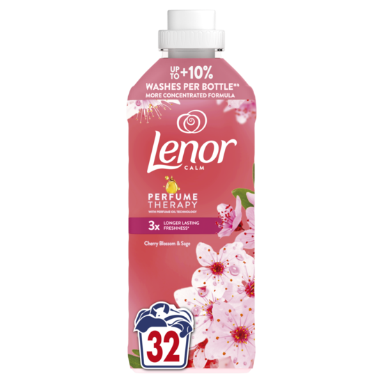 Veļas mīkstinātājs LENOR Cherry Blossom & Sage, 32 mazgāšanas reizēm, 675ml