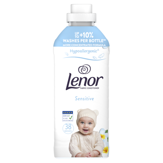 Veļas mīkstinātājs LENOR Sensitive, 38 mazgāšanas reizēm, 798ml