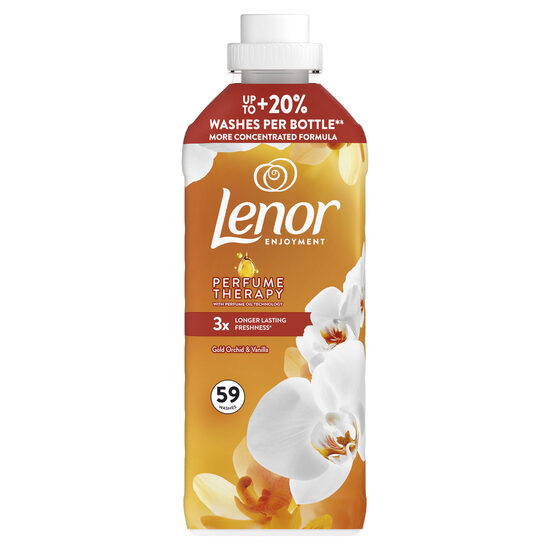 Veļas mīkstinātājs LENOR Gold Orchid&Vanilla, 59 mazgāšanas reizēm, 1239ml