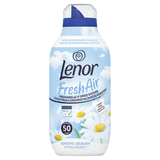Veļas mīkstinātājs LENOR Sensitive, 50 mazgāšanas reizēm, 700ml