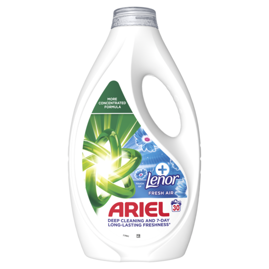 Šķidrais veļas mazgāšanas līdzeklis ARIEL Fresh Air, 30 mazgāšanas reizēm, 1.35L