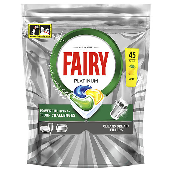 Trauku mazg.kapsulas FAIRY Platinum Lemon, 45gb
