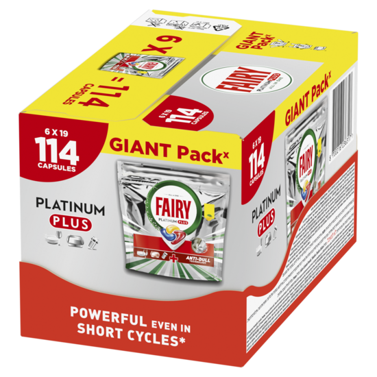 Trauku mazg.kapsulas FAIRY Platinum+ Lemon, 114gb