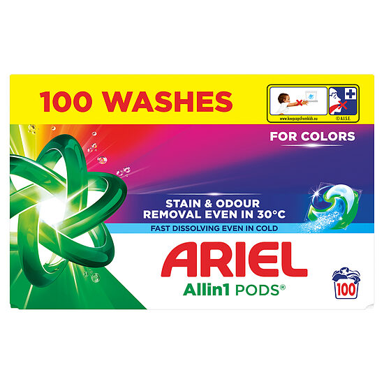 Veļas mazgāšanas kapsulas ARIEL Color 100gb