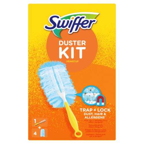 Putekļu slotas SWIFFER mini komplekts + 4gab