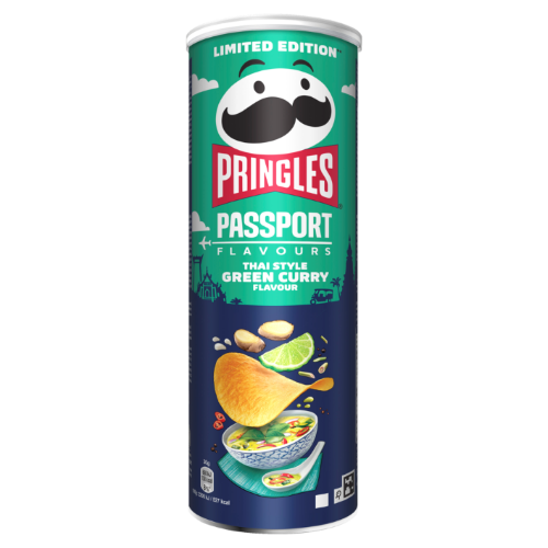 PRINGLES Taizemes zaļā karija garša, 165g