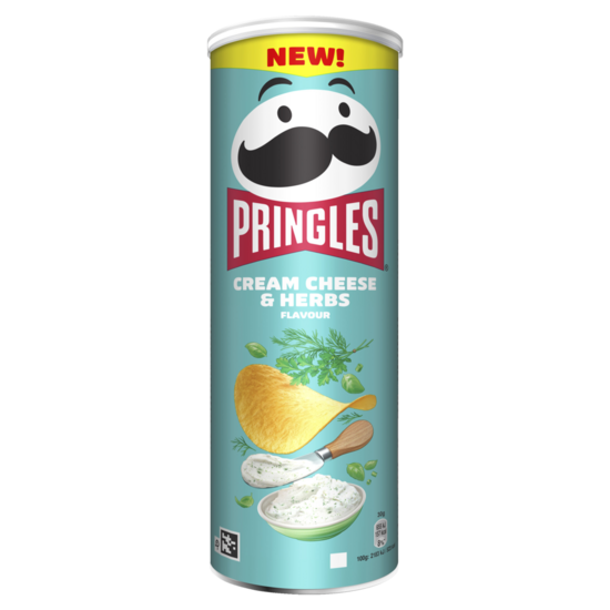 PRINGLES Cream Cheese & Herbs 165g