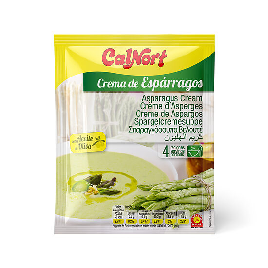 Ātri pagatavojama zupa CALNORT, sparģeļu garša, 66g