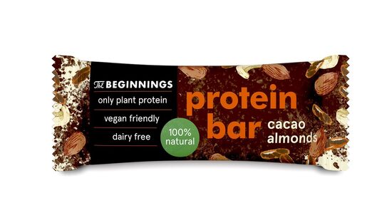 Batoniņš The BEGINNINGS Kakao proteīna, 40g