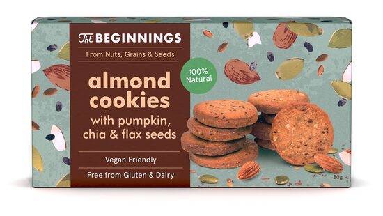 Cepumi The BEGINNINGS Mandeļu sēklu, 80g