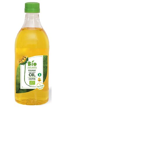 Saulespuķu eļļa ar augstu oleīnskābes saturu BIONATURALIS Organic, nerafinēta, 1l