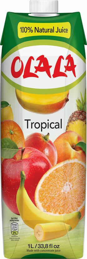 Sula OLALA Tropu augļu 100%, 1l