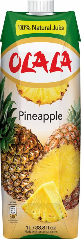 Sula OLALA Ananasu 100%, 1l