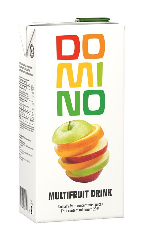 Dzēriens DOMINO Multivitamīnu, 2 l