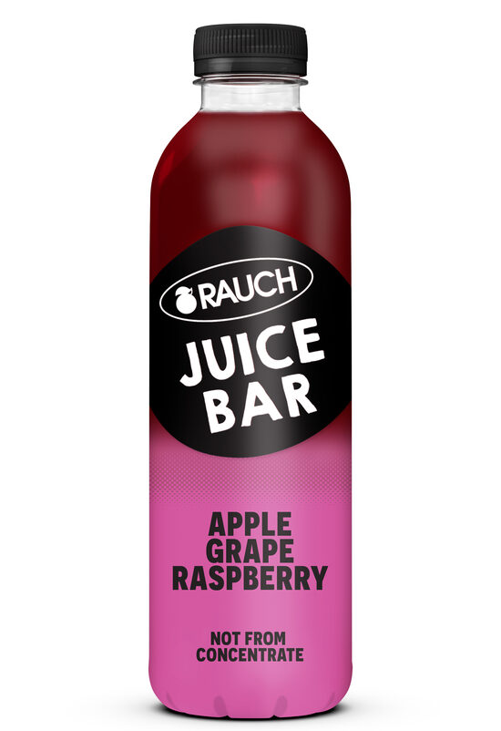 Sula RAUCH Juice bar, Ābolu, vīnogu, aveņu, PET, 0.8l (DEP)