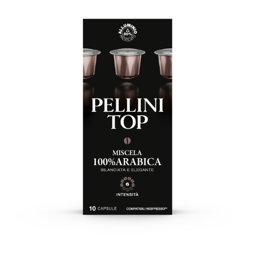 Kafijas kapsulas PELLINI Top, 10x5,5g (Nespresso)