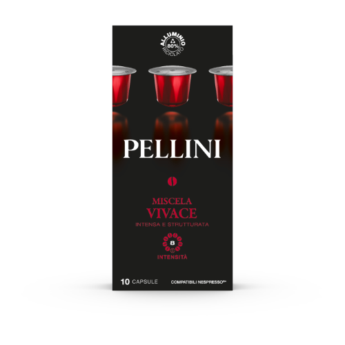 Kafijas kapsulas PELLINI Vivace, 10x5,5g (Nespresso)