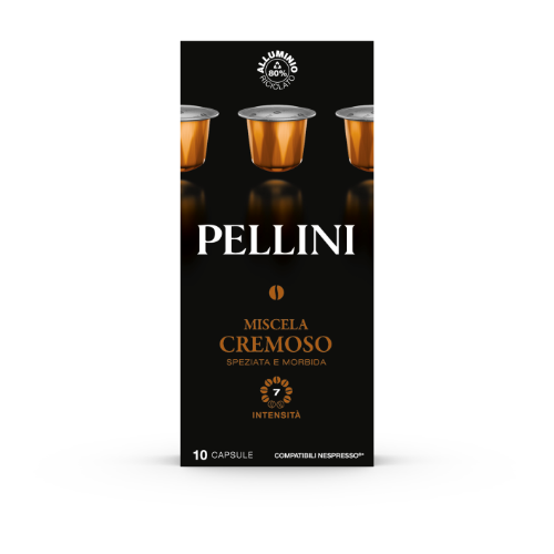 Kafijas kapsulas PELLINI Cremoso, 10x5,5g (Nespresso)