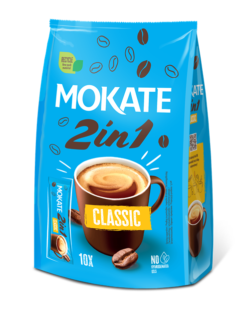 Kafijas dzēriens Mokate 2in1 Classic maisiņā 80g (8gx10)