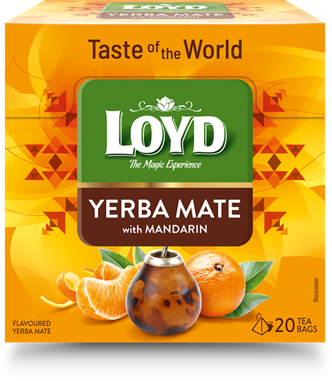 Tēja LOYD Yerba Mate&Mandarine 20 x 1,7g
