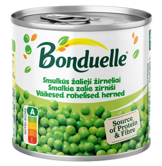 Zaļie zirnīši BONDUELLE Extra small, 400g