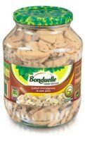 Šampinjoni savā sulā BONDUELLE, sagriezti, 1.6/0.96kg