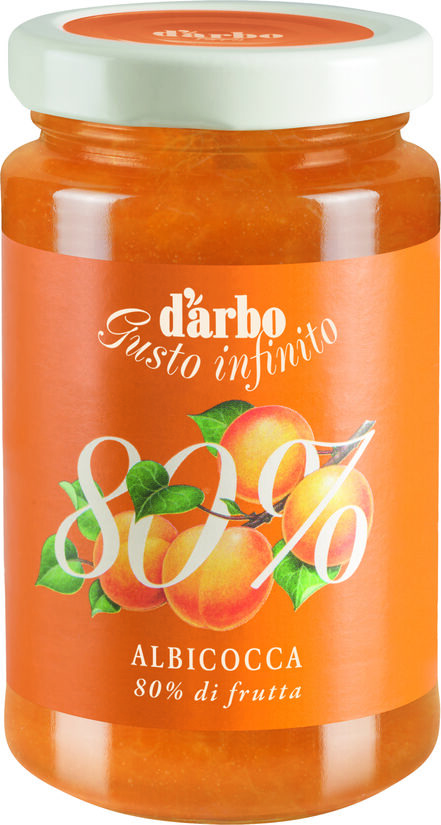 Aprikožu ievārījums D'ARBO, 80%, 250g