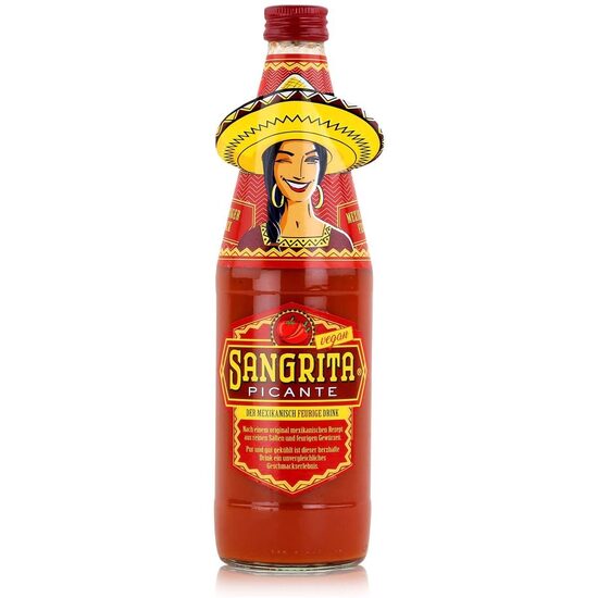 Tomātu sula SANGRITA Classico Picante Red, stiklā, 0.5l (DEP)