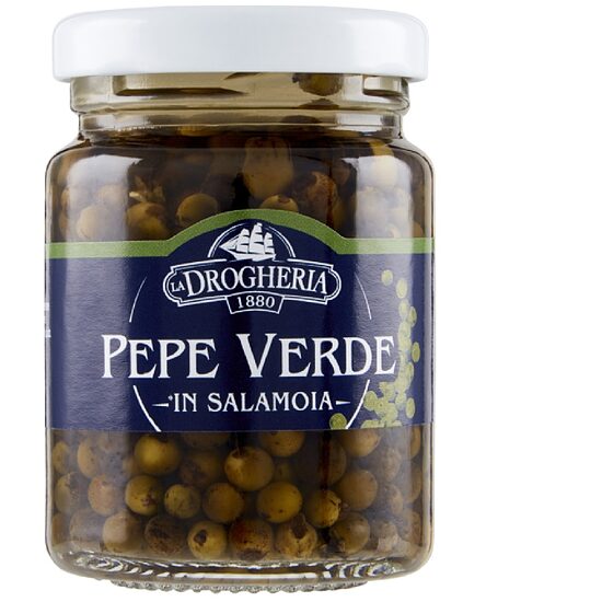 Zaļie pipari LA DROGHERIA, sālījumā, 60g