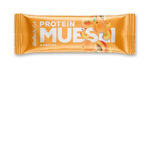 Proteīna batoniņš BioTechUSA Musli, aprikozes, 30g