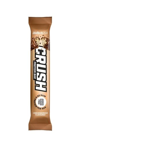 Proteīna batoniņš BioTechUSA Crush Bar, cepumi un krēms, 64g