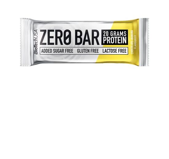 Proteīna batoniņš BioTechUSA Zero Bar, šokolāde-banāns, 50g