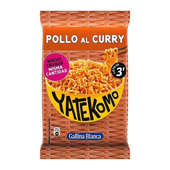 YATEKOMO BAG. Ar vistas un karija garšu 82g, Gallina Blanca