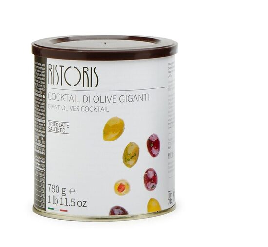 Olīvas, lielas, ar kauliņiem RISTORIS Mix, 780g