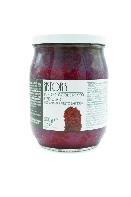 Sarkano kāpostu un ingvera pesto RISTORIS, 500g