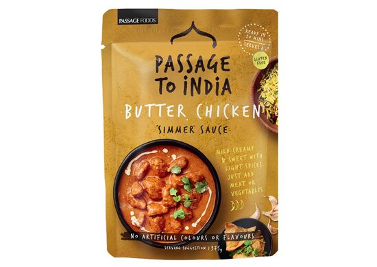 Sviesta vistas mērce sautēšanai PASSAGE to India, 375g