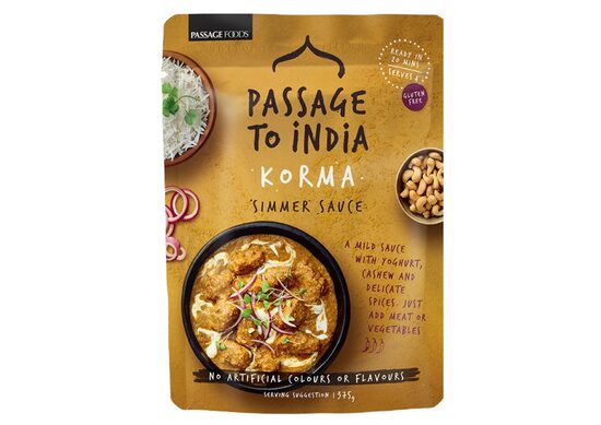 Korma mērce sautēšanai PASSAGE to India, 375g