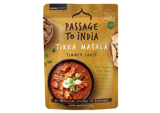 Tikka Masala mērce sautēšanai PASSAGE to India, 375g