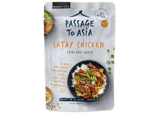 Āzijas Satē vistas wok mērce PASSAGE to Asia, 200g