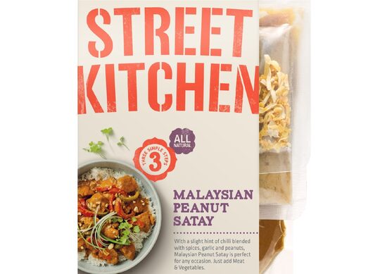 Malaiziešu satē wok mērces komplekts STREET KITCHEN, 255g