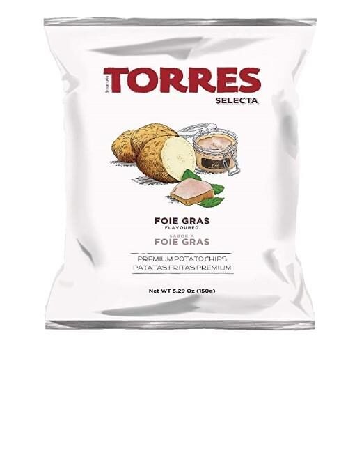 Kartupeļu čipsi TORRES Fuagra garša, 150g