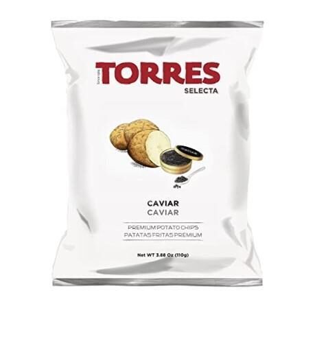 Kartupeļu čipsi TORRES, ikru garša, 110g
