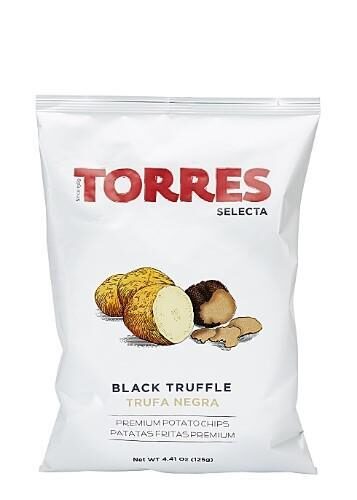 Kartupeļu čipsi TORRES, trifeļu garša, 125g